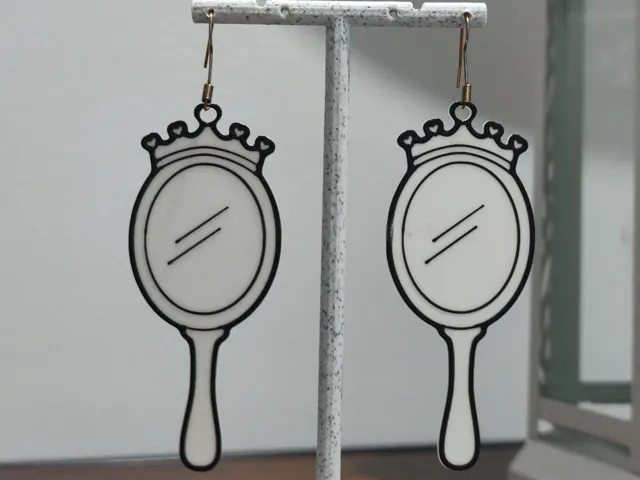 Aretes Reflejo Real