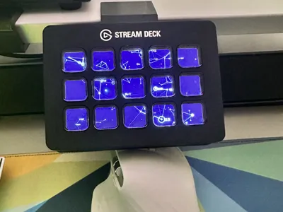 Stream Deck MK2 Mount Secretlab Magnus Desk Riser
