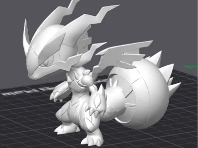 Pokemon Zekrom Chibi