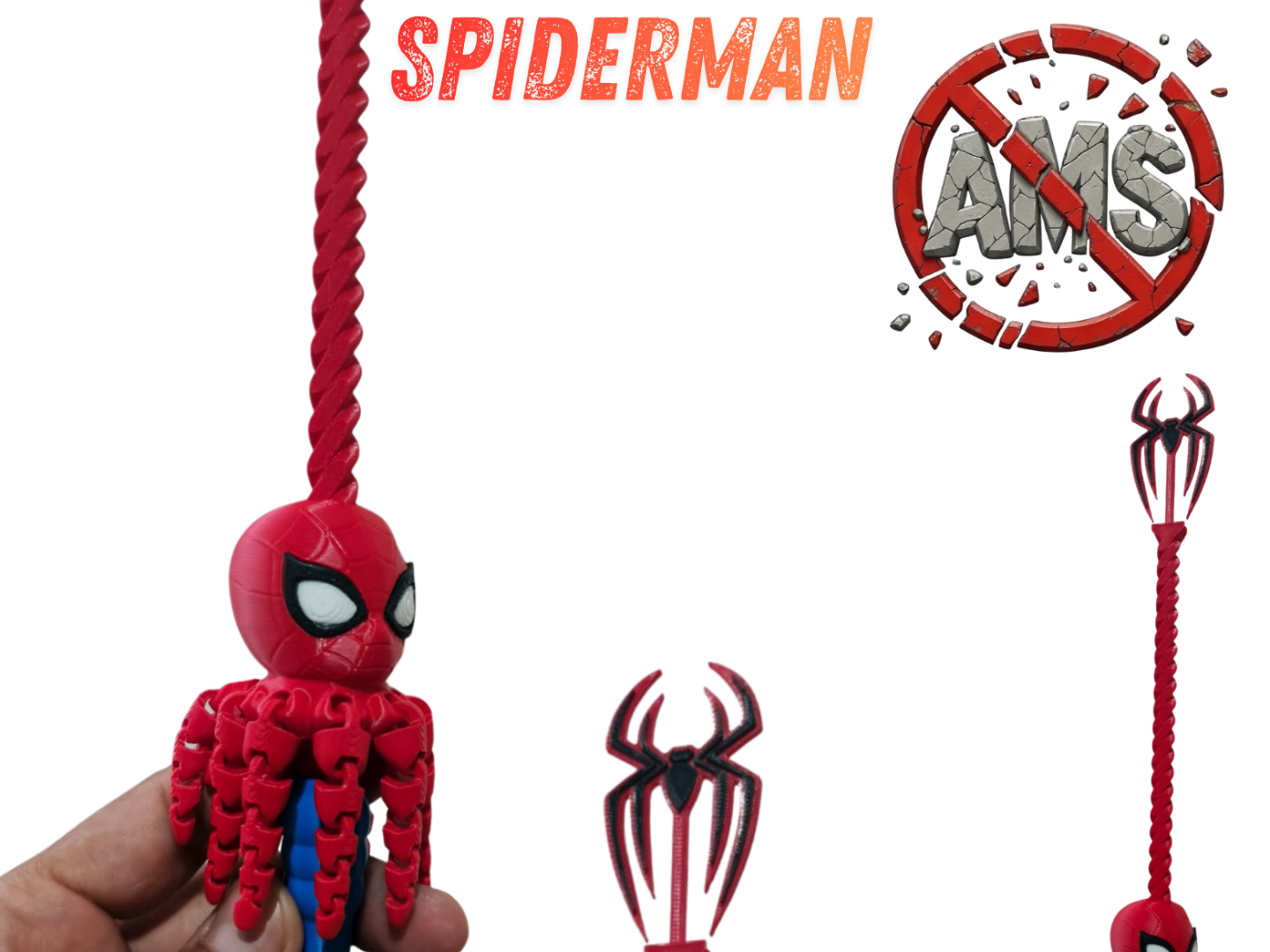 VARITA GIRATORIA SPIDERMAN NO AMS - 1