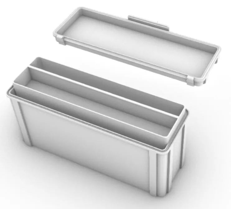 Rugged Box with additonal internal drawer