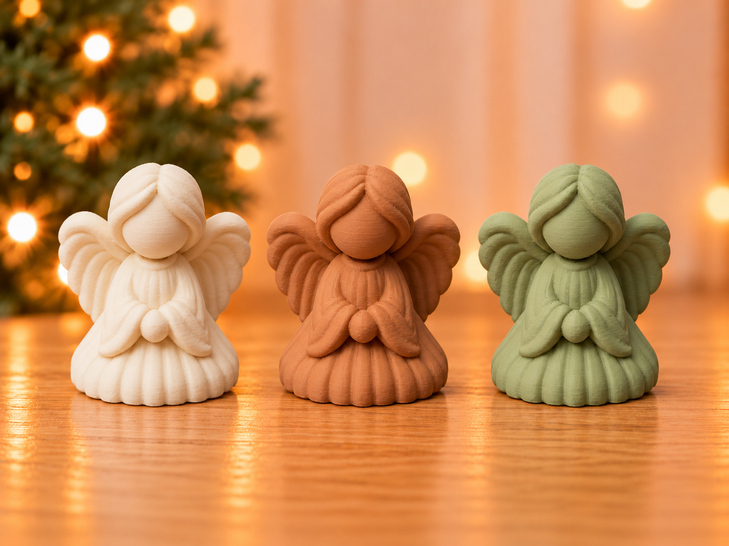 Ángel Celestial Navideño: Paz y Armonía para tu Hogar