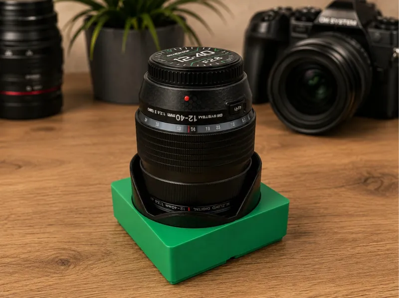 Gridfinity 12-40 F2.8 PRO Lens Holder 2x2
