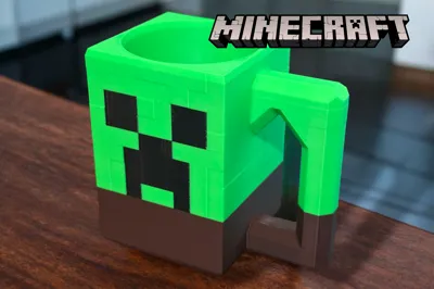 Minecraft Mug Model Minecraft Can Mugger - Free 3D Print Model - MakerWorld