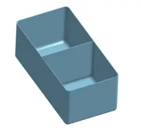 Boîte compartimentée 20x10 cm — photo 1
