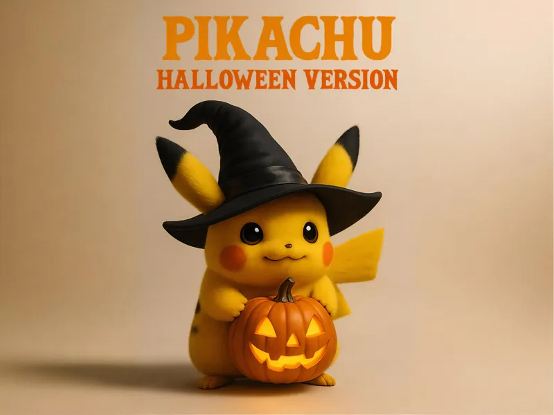 Pikachu (Pokémon) Halloween Version