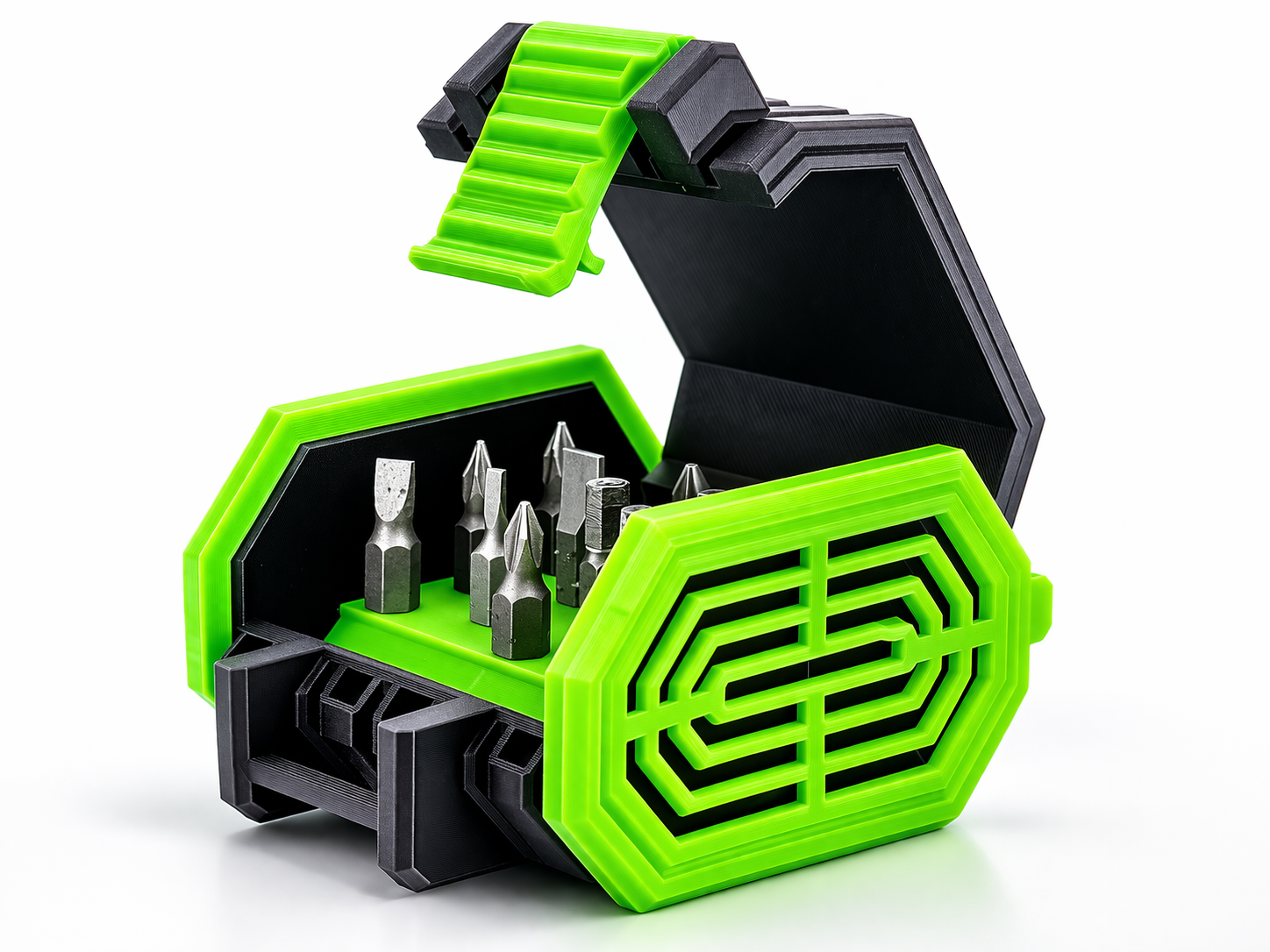 Mini Hex Bit Holder Case