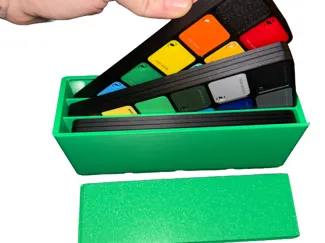 Swatch box with swatch bundle and swatch