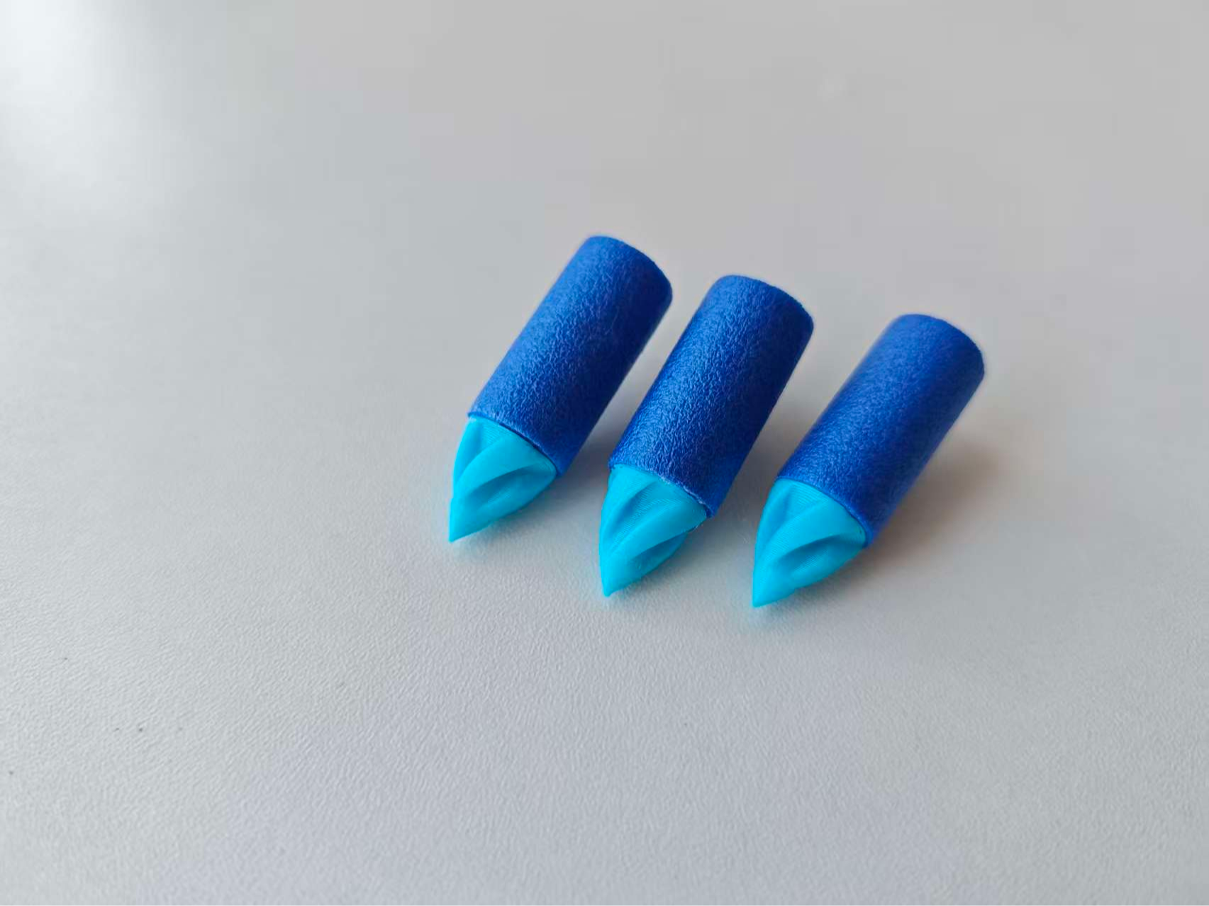 Miniatura 1 do modelo 3D Nerf旋转飞镖头13mm海绵旋转弹头