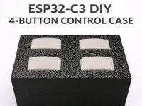 ESP32-C3 Remote Kit (Case + Buttons)