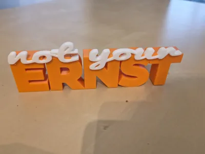 not your ERNST