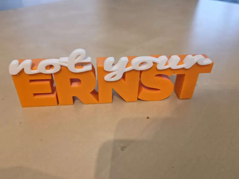 not your ERNST