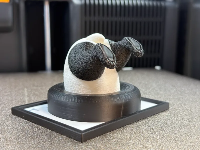 Panda Wall Art V3 - Funny Stuck Panda Butt & Paws