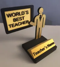 Male Teacher No Name AMS 0.2mm layer, 2 walls, 5% infill