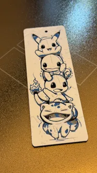Marque-page Pokémon multicolore — photo 3
