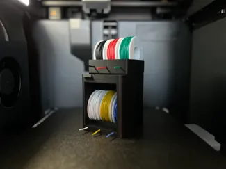 P1S with AMS Wire Spool Holder