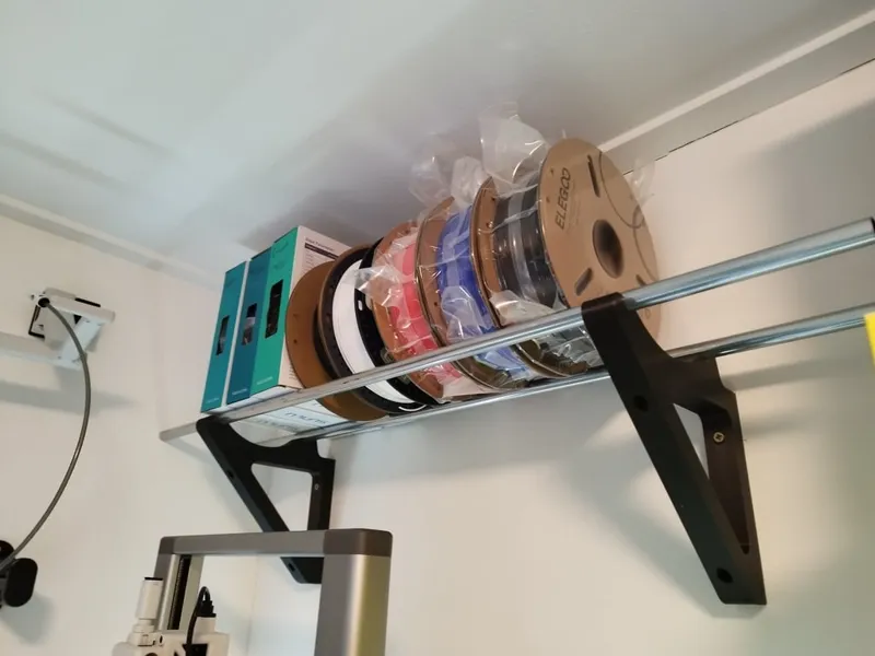 Filament Spool Shelf - Wall Bracket