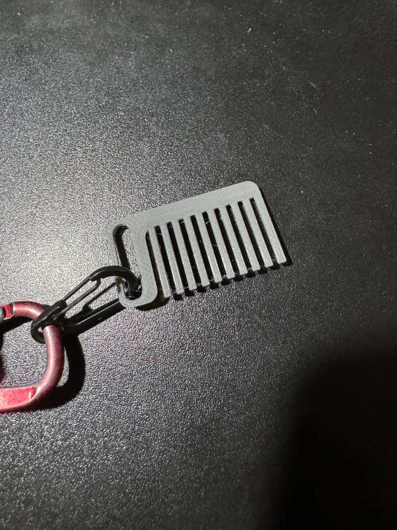 Key Chain Hair Comb