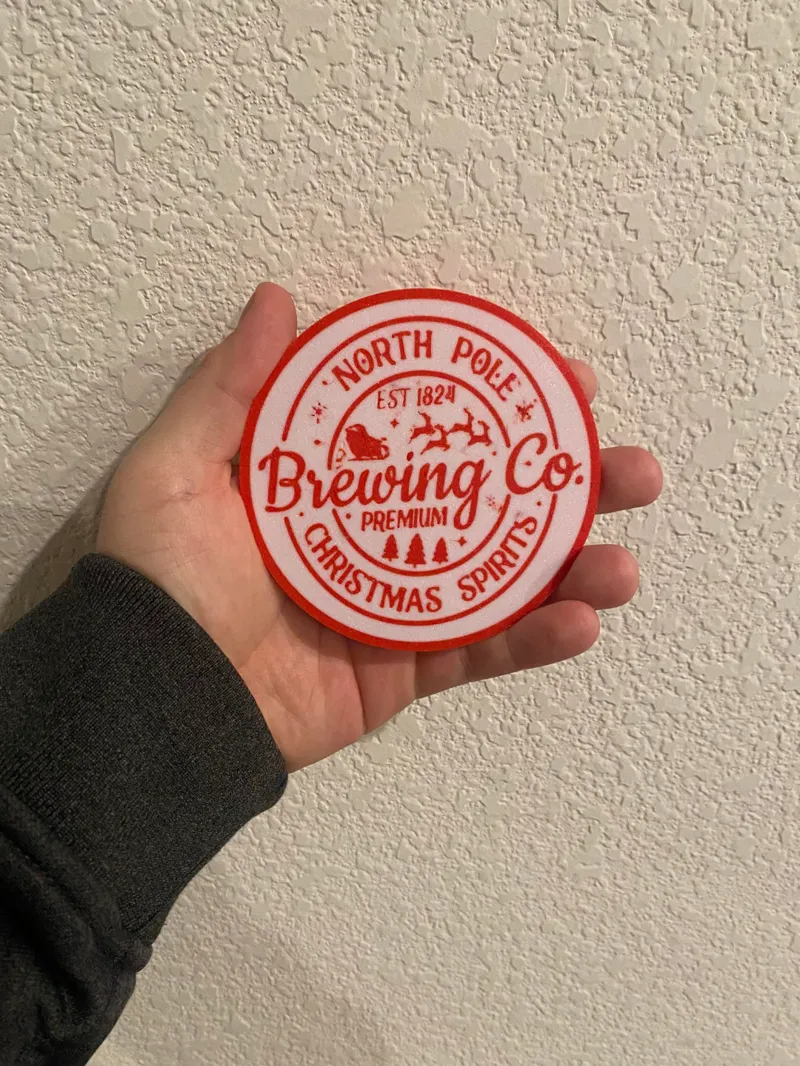 North Pole Coaster and Wall Art