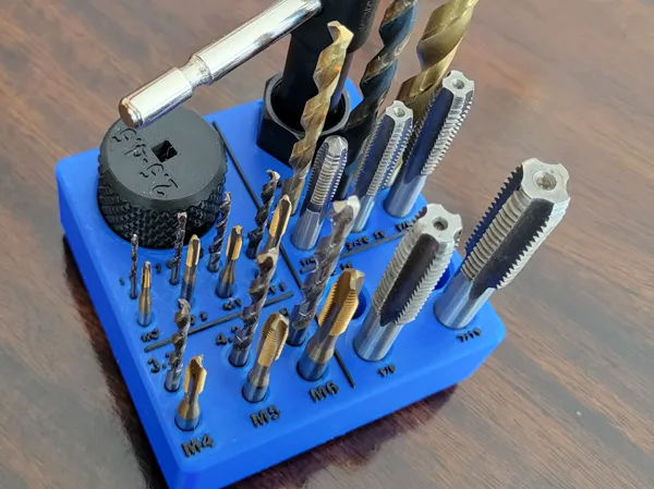 Bacs de rangement pour tarauds