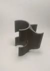 Vertical double hook vacuum cleaner