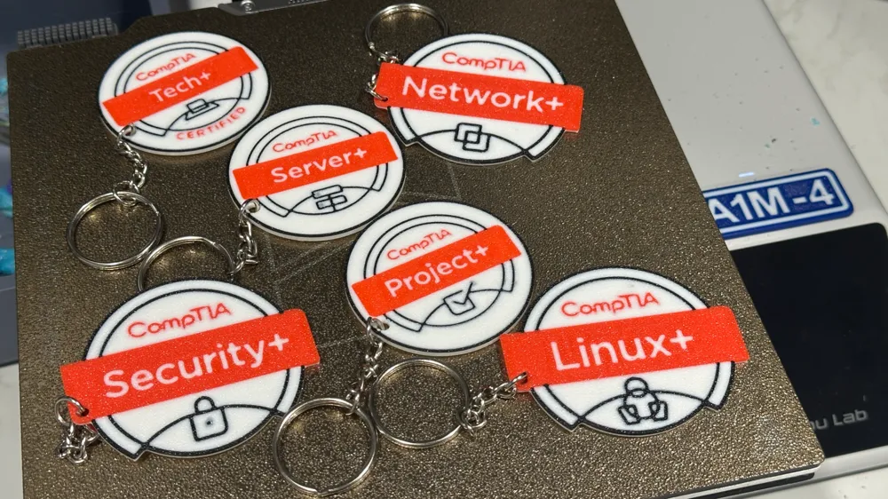 CompTIA Project+ Certified Keychain - Luggage Tag by A1 Graphix ...