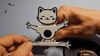 main print profile for waving mechanical cat toy