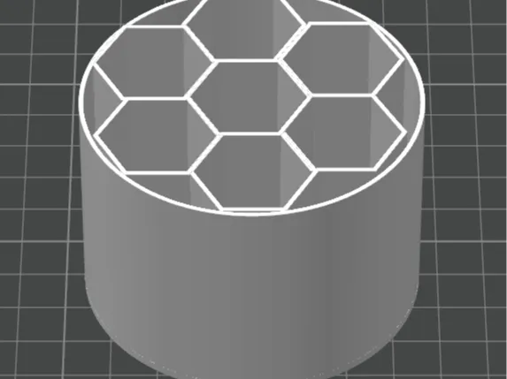 hexagonal desk organizer