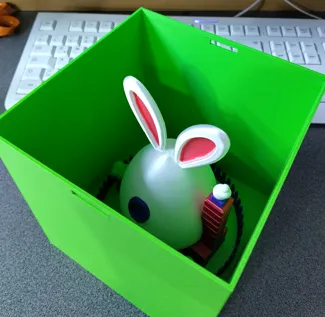 Storage Box for "Easter Rabbit Egg House"
