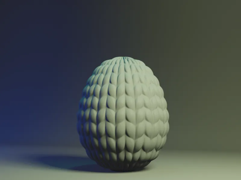 Knitted Easter Egg
