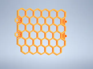 Modular Hex connect tool wall