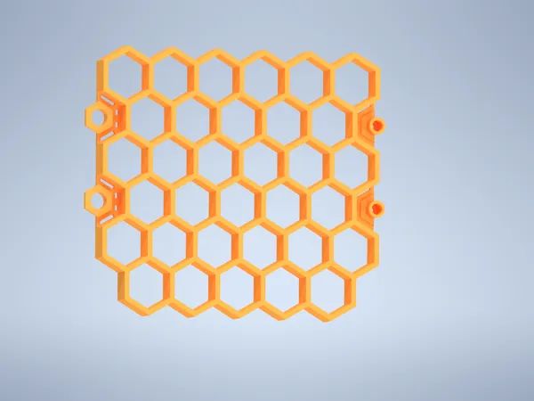 Panneau mural modulaire pour outils (système hexagonal)