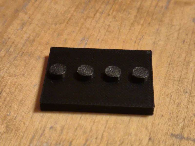 Klemmbaustein Minifigureplate 3x4