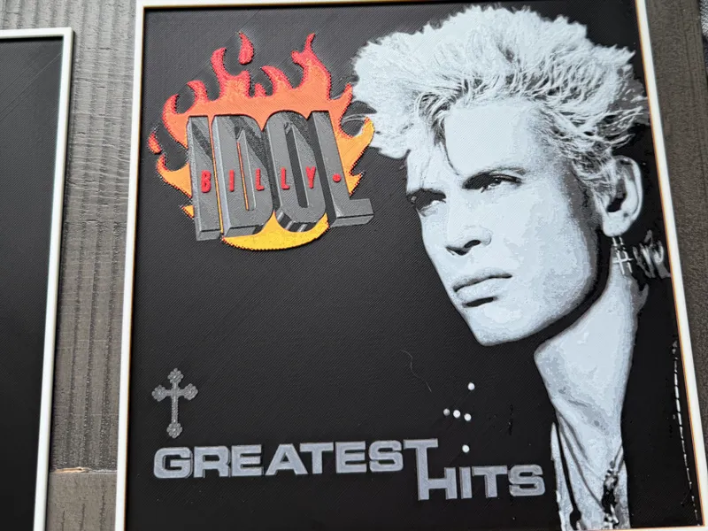 Billy Idol album cover Hueforge