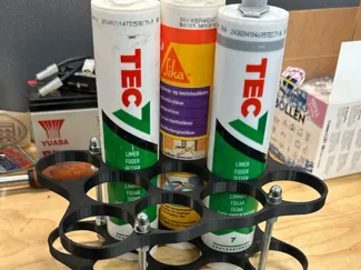 Silicone tube holder (organizer)
