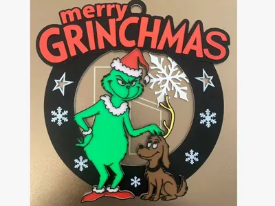 Grinch & Max Christmas Decor 230mm