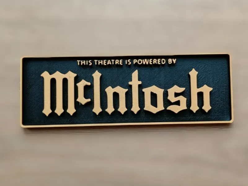 Plaque logo McIntosh