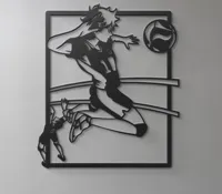 Décoration murale Haikyuu - Shoyo Hinata — photo 1