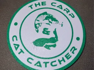 Carp Coffee Coaster