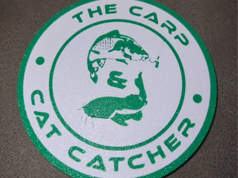 Carp Coffee Coaster