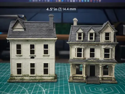 Haunted House (Spooky Dollhouse Style)
