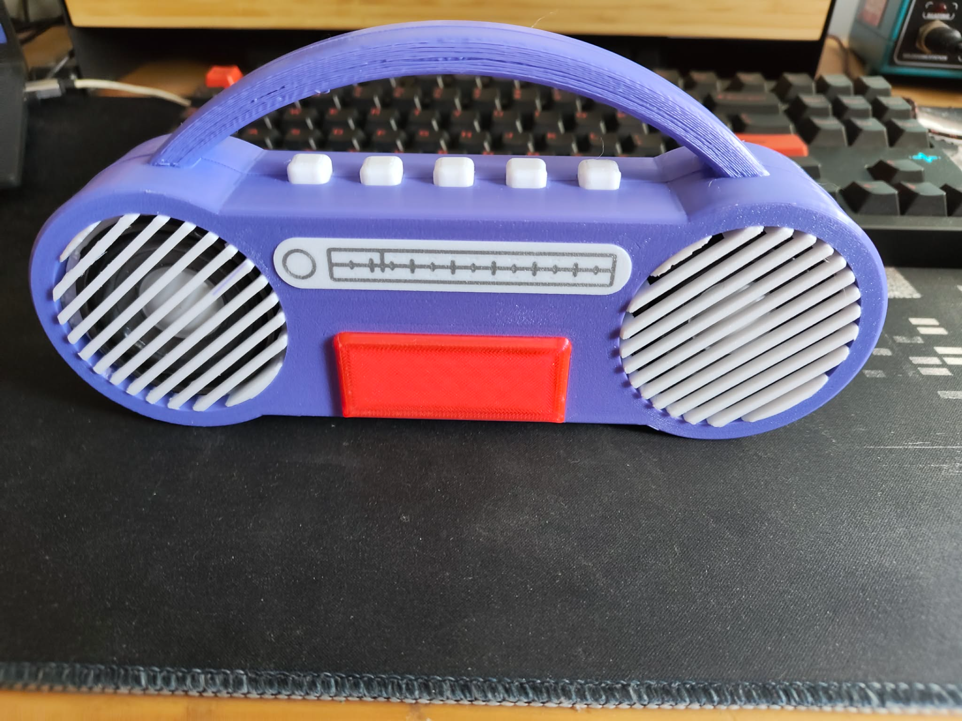 WIP Kid-Friendly Bluetooth Speaker Shell Boombox