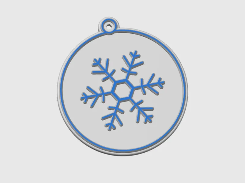 Christmas tree decoration ball snow