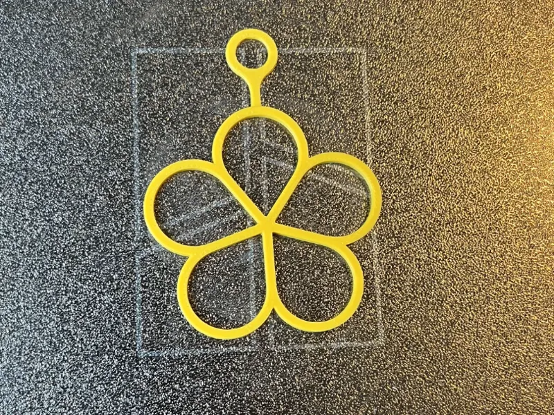 StringArt Blume simples Kleeblatt