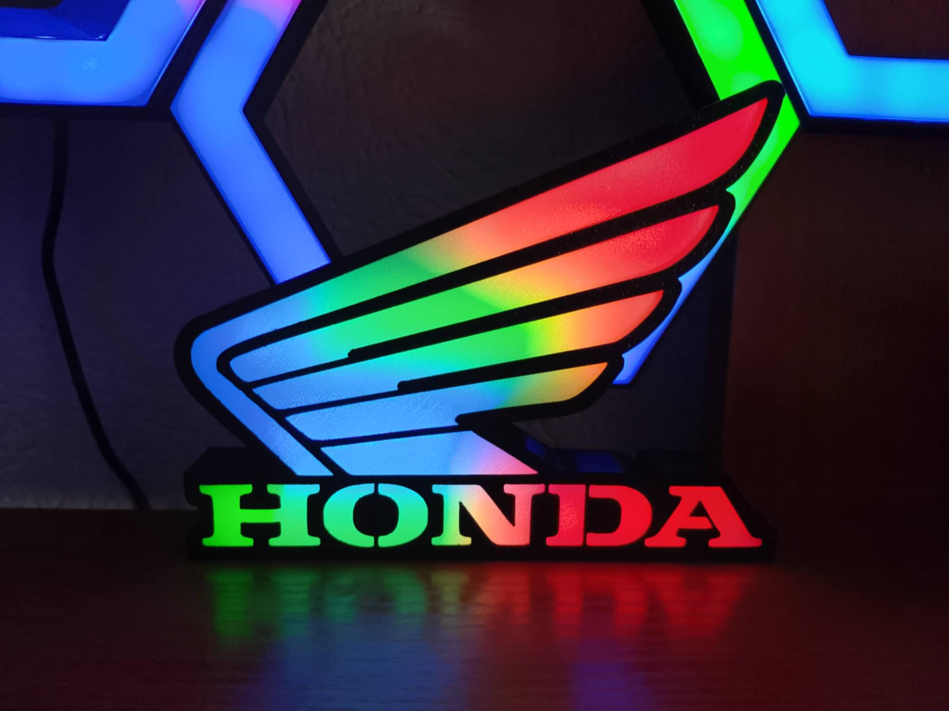 Honda LED RGB – 3D Printed Decorative Lamp