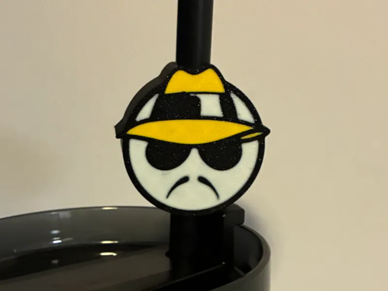 Lowrider Logo Man straw Topper