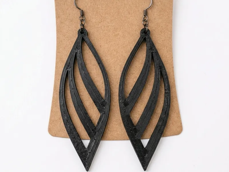 Hollow Leaf Drop Earrings
