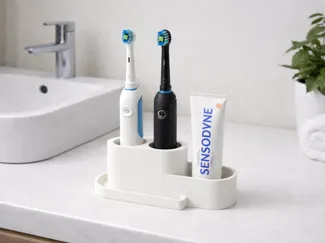 Electric Toothbrush Holder with Removable Base