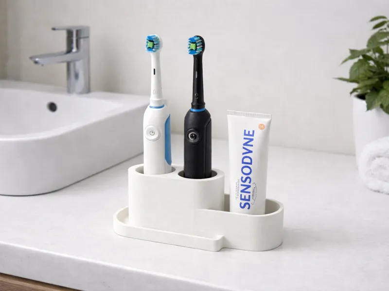 Electric Toothbrush Holder with Removable Base