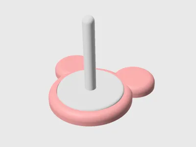 Detachable, hardware-free, adorable yarn spindle